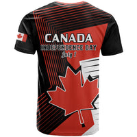July 1 Canada T Shirt Independence Day with Canadian Maple Leaf - Wonder Print Shop