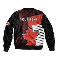Personalised July 1 Canada Bomber Jacket Independence Day with Canadian Maple Leaf - Wonder Print Shop
