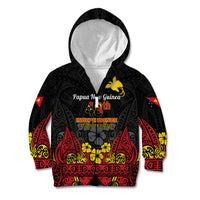Polynesian Pride Independence Day Papua New Guinea Kid Hoodie PNG Bird of Paradise 48th Anniversary - Wonder Print Shop