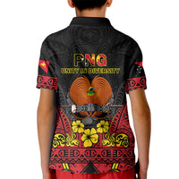Polynesian Pride Independence Day Papua New Guinea Kid Polo Shirt PNG Bird of Paradise 48th Anniversary - Wonder Print Shop