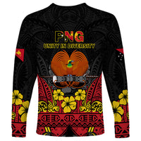 Polynesian Pride Independence Day Papua New Guinea Long Sleeve Shirt PNG Bird of Paradise 48th Anniversary - Wonder Print Shop