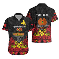 Personalised Independence Day Papua New Guinea Hawaiian Shirt PNG Bird of Paradise 48th Anniversary - Wonder Print Shop
