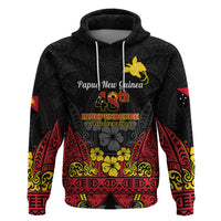 Personalised Independence Day Papua New Guinea Hoodie PNG Bird of Paradise 48th Anniversary - Wonder Print Shop