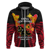 Polynesian Pride Independence PNG Hoodie Papua New Guinea Since 1975 - Wonder Print Shop