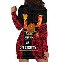 Polynesian Pride Independence PNG Hoodie Dress Papua New Guinea Since 1975 - Wonder Print Shop