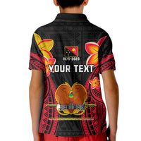 Personalised Independence PNG Kid Polo Shirt Papua New Guinea Since 1975 - Wonder Print Shop
