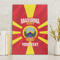 Custom Macedonia Football Canvas Wall Art Risovi Napred Makedonija