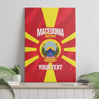 Custom Macedonia Football Canvas Wall Art Risovi Napred Makedonija