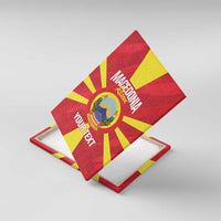 Custom Macedonia Football Canvas Wall Art Risovi Napred Makedonija