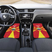 Custom Macedonia Football Car Mats Risovi Napred Makedonija