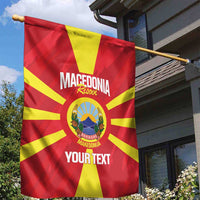 Custom Macedonia Football Garden Flag Risovi Napred Makedonija