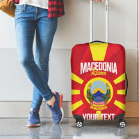 Custom Macedonia Football Luggage Cover Risovi Napred Makedonija