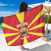Custom Macedonia Football Sarong Risovi Napred Makedonija