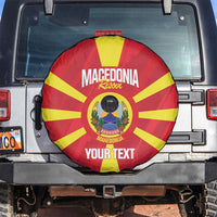 Custom Macedonia Football Spare Tire Cover Risovi Napred Makedonija