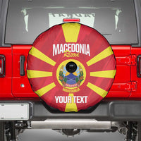 Custom Macedonia Football Spare Tire Cover Risovi Napred Makedonija
