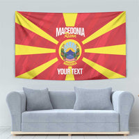 Custom Macedonia Football Tapestry Risovi Napred Makedonija