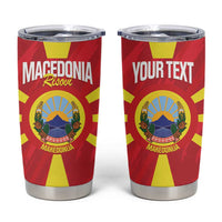 Custom Macedonia Football Tumbler Cup Risovi Napred Makedonija