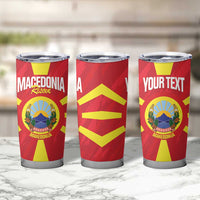 Custom Macedonia Football Tumbler Cup Risovi Napred Makedonija