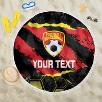 Custom Macedonia Football Beach Blanket Go Champions Risovi