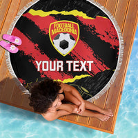 Custom Macedonia Football Beach Blanket Go Champions Risovi