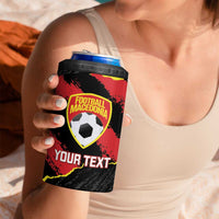 Custom Macedonia Football 4 in 1 Can Cooler Tumbler Go Champions Risovi