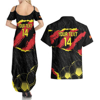 Custom Macedonia Football Couples Matching Summer Maxi Dress and Hawaiian Shirt Go Champions Risovi