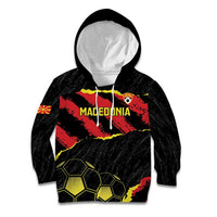Custom Macedonia Football Kid Hoodie Go Champions Risovi