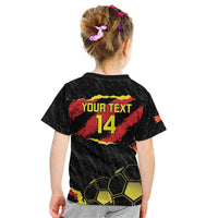 Custom Macedonia Football Kid T Shirt Go Champions Risovi