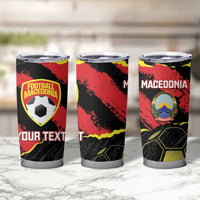 Custom Macedonia Football Tumbler Cup Go Champions Risovi