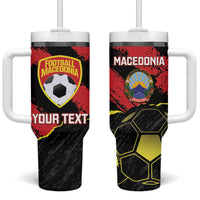 Custom Macedonia Football Tumbler With Handle Go Champions Risovi