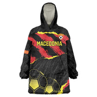 Custom Macedonia Football Wearable Blanket Hoodie Go Champions Risovi