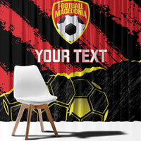 Custom Macedonia Football Window Curtain Go Champions Risovi