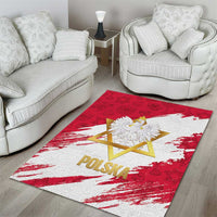 Jewish Festival Poland Area Rug Polska Eagle Star Of David