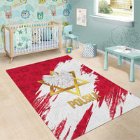 Jewish Festival Poland Area Rug Polska Eagle Star Of David