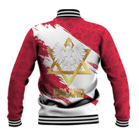 Jewish Festival Poland Baseball Jacket Polska Eagle Star Of David