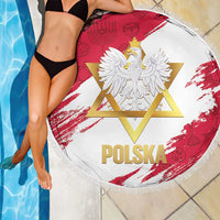 Jewish Festival Poland Beach Blanket Polska Eagle Star Of David