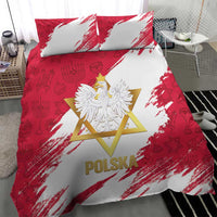 Jewish Festival Poland Bedding Set Polska Eagle Star Of David