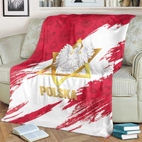 Jewish Festival Poland Blanket Polska Eagle Star Of David