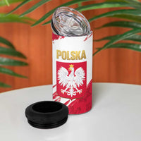 Jewish Festival Poland 4 in 1 Can Cooler Tumbler Polska Eagle Star Of David