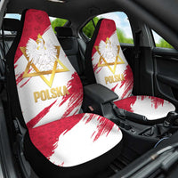 Jewish Festival Poland Car Seat Cover Polska Eagle Star Of David