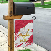 Jewish Festival Poland Garden Flag Polska Eagle Star Of David