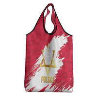Jewish Festival Poland Grocery Bag Polska Eagle Star Of David
