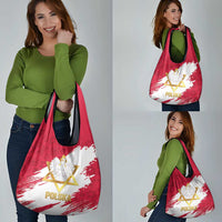 Jewish Festival Poland Grocery Bag Polska Eagle Star Of David