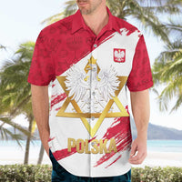 Jewish Festival Poland Hawaiian Shirt Polska Eagle Star Of David