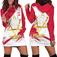 Jewish Festival Poland Hoodie Dress Polska Eagle Star Of David