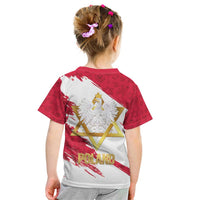 Jewish Festival Poland Kid T Shirt Polska Eagle Star Of David