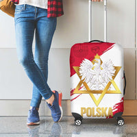 Jewish Festival Poland Luggage Cover Polska Eagle Star Of David