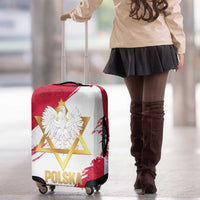 Jewish Festival Poland Luggage Cover Polska Eagle Star Of David