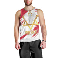 Jewish Festival Poland Men Tank Top Polska Eagle Star Of David