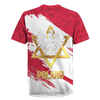 Jewish Festival Poland Rugby Jersey Polska Eagle Star Of David
